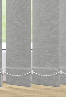 Toulouse (Blackout), Textured Dark Grey - Vertical Blind Slats